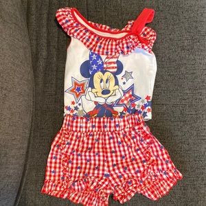 Minnie fourth of July two piece good condition